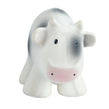 Cow Organic Natural Rubber Rattle, Teether & Bath Toy