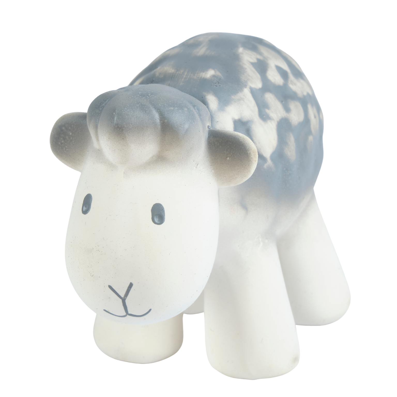 Sheep Organic Natural Rubber Rattle, Teether & Bath Toy