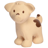 Puppy Organic Natural Rubber Rattle, Teether & Bath Toy
