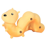 Caterpillar Natural Rubber Teether, Rattle & Bath Toy
