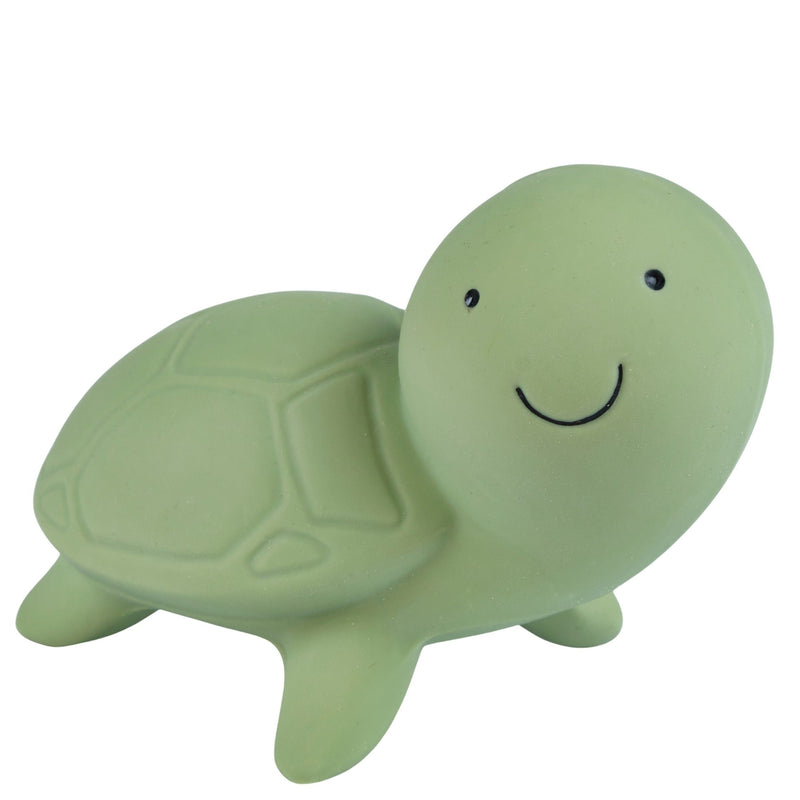 Turtle Organic Natural Rubber Rattle, Teether & Bath Toy – Tikiri Toys USA