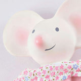 Meiya the Mouse Organic Natural Rubber Head Toy in Pink Dress