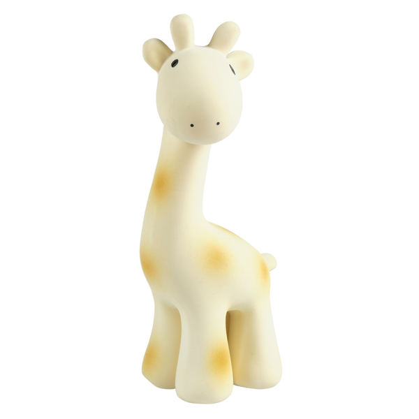 Giraffe Organic Natural Rubber Rattle, Teether & Bath Toy