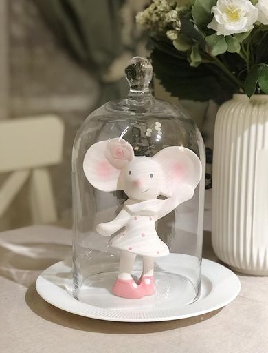 Meiya the Mouse Organic Natural Rubber Squeaker Toy